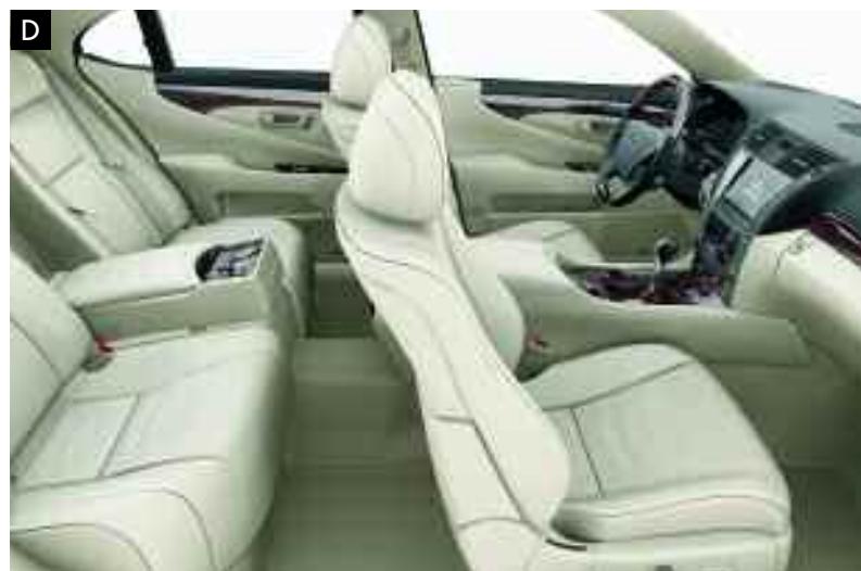 LEXUS LS 600H - Teintes intérieures - 7
