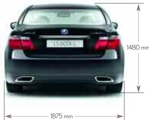 LEXUS LS 600H - Caractéristiques techniques LS 460 - 5