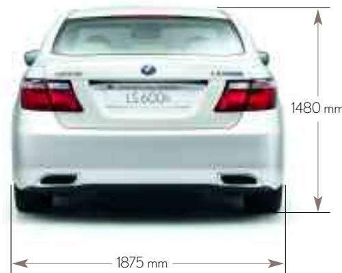 LEXUS LS 600H - Caractéristiques techniques LS 460 - 4