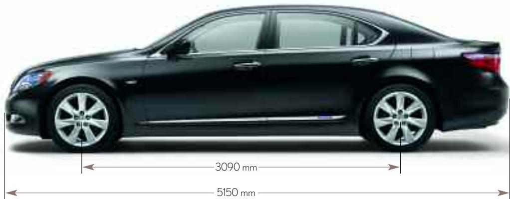 LEXUS LS 600H L - CARACTERISTIQUES TECHNIQUES LS 600h / LS 600h L - 3