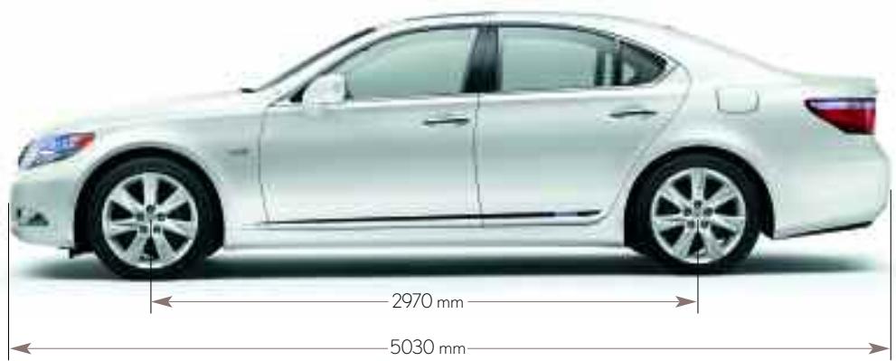 LEXUS LS 600H L - CARACTERISTIQUES TECHNIQUES LS 600h / LS 600h L - 1