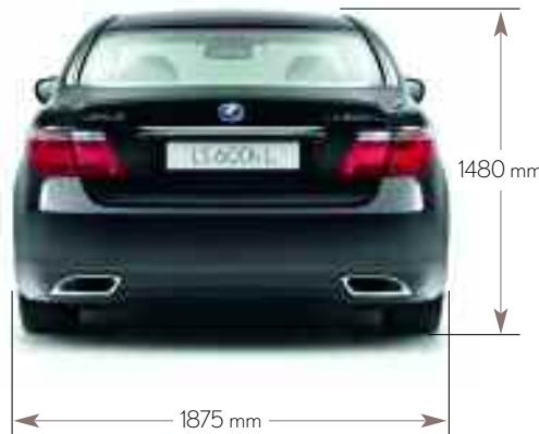 LEXUS LS 600H L - CARACTERISTIQUES TECHNIQUES LS 600h / LS 600h L - 4