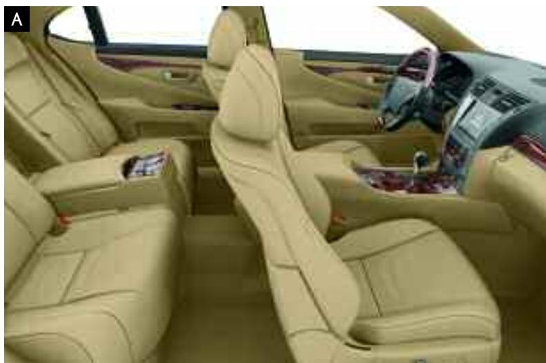 LEXUS LS 600H L - TEINTES INTÉRIEURES - 1