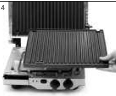 BREVILLE BGR400XL - Releasing the grill plates - 2