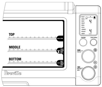 BREVILLE BOV800XL - A NOTE ON RACK HEIGHT POSITIONS - 1
