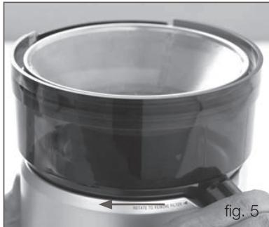 BREVILLE JE98XL - LE DÉMONTAGE DE VOTRE JUICE FOUNTAINMc PLUS - 5