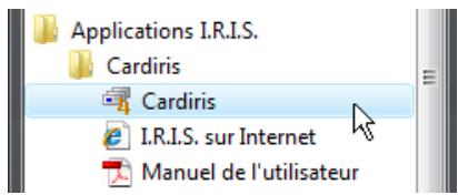 IRIS CARD PRO 4 - Lancement du programme - 1