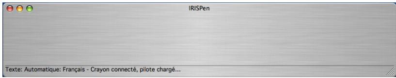 IRIS PEN EXPRESS 6-MAC - La fenêtre de numérisation - 1