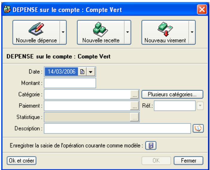 CIEL COMPTES PERSONNELS 3 - SAISIE D'UNEPENSE - 1
