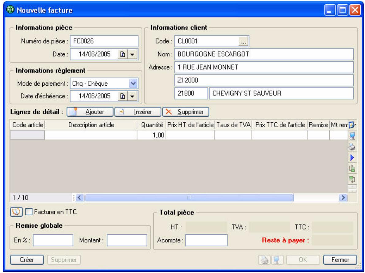 CIEL DEVIS FACTURES 5 - Facturer un client - 3