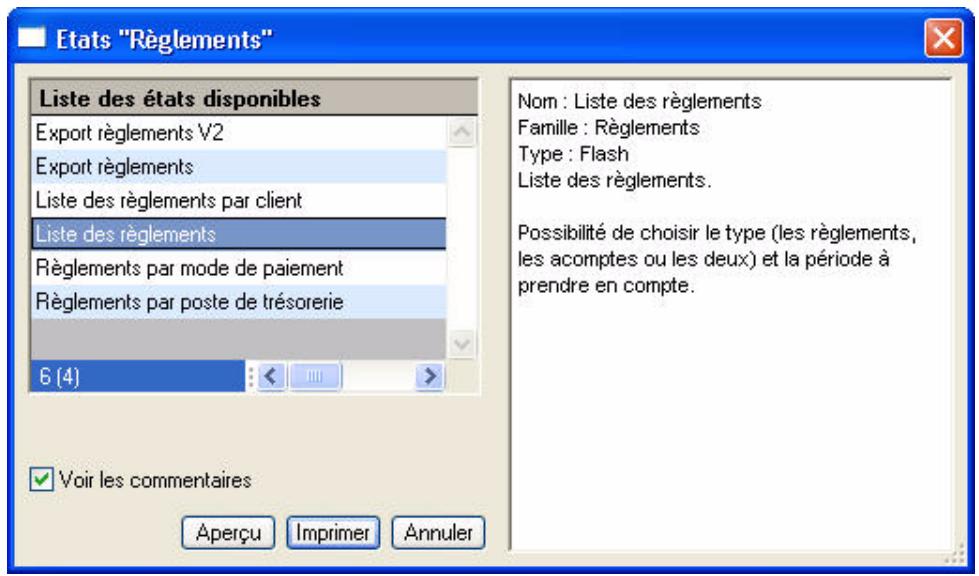 CIEL DEVIS FACTURES 5 - Etats des règlements - 1
