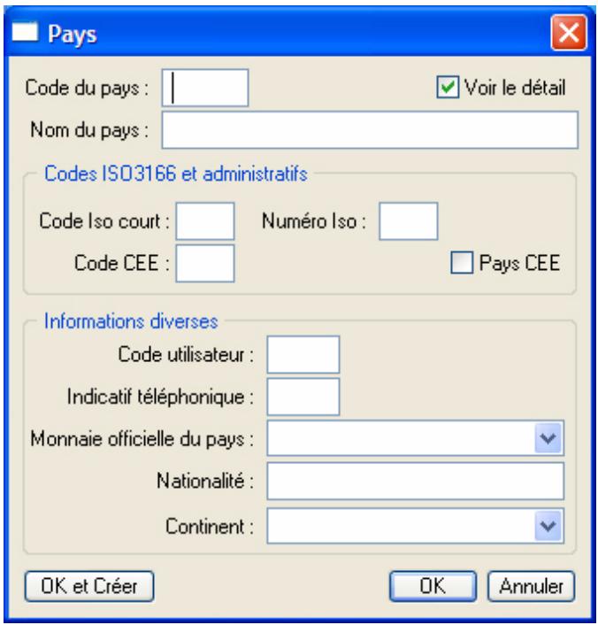 CIEL DEVIS FACTURES 5 - Liste des pays - 1