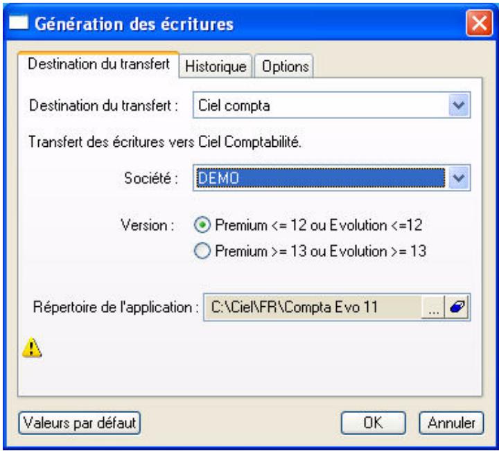 CIEL DEVIS FACTURES 5 - Liaison comptable - 1