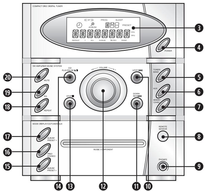 EBENCH KH 2265 CD PLAYER WITH TOP LOADER - Affichage - 2