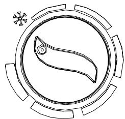 PUR LINE CHD 222J - THERMOSTAT KNOB - 1