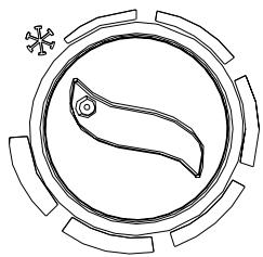 PUR LINE CHD 222J - BOTON DE TERMOSTATO - 1