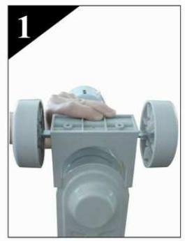 PUR LINE NDB 09N - MONTAGE DES ROULETTEs (voir FIG. 2 A 6 ci-dessous) - 1