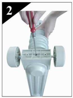 PUR LINE NDB 09N - MONTAGE DES ROULETTEs (voir FIG. 2 A 6 ci-dessous) - 2