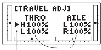 GRAUPNER MX-12 - Servoweg (Travel Adjust) - 1