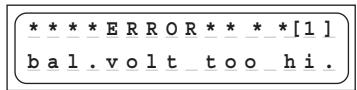 GRAUPNER ULTRA TRIO PLUS 14 - Error messages and warnings - 7