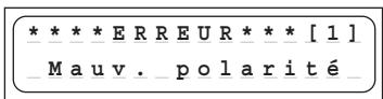 GRAUPNER ULTRA TRIO PLUS 14 - Avertissements d'erreur - 2