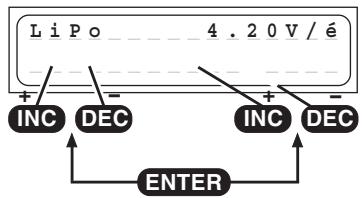 GRAUPNER ULTRA TRIO PLUS 14 - Programme de sélection des types lithium - 2
