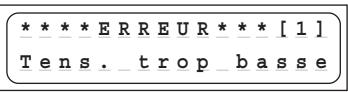GRAUPNER ULTRA TRIO PLUS 14 - Avertissements d'erreur - 6