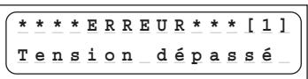GRAUPNER ULTRA TRIO PLUS 14 - Avertissements d'erreur - 5