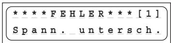 GRAUPNER ULTRA TRIO PLUS 14 - Fehler- und Warnmeldungen - 6
