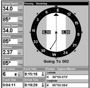 EAGLE SEACHARTER 480DF - Naviguer le long d'un Itinétaire en Sens Inverse - 3