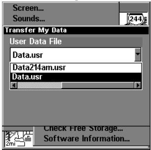 EAGLE SEACHARTER 480DF - Fichiers de Données GPS: - 6