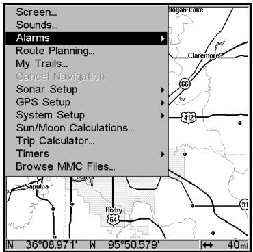 EAGLE SEACHARTER 480DF - Alarmes - 1