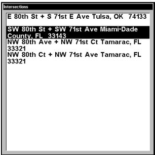 EAGLE SEACHARTER 480DF - Rechner une Intersection - 3