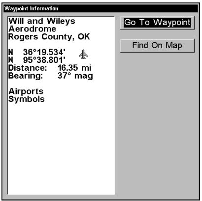 EAGLE SEACHARTER 480DF - Rechercher des Attractions (Map Places) ou des Centres d'Intérêts (POI) - 8