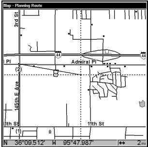 EAGLE SEACHARTER 480DF - Itinéaires créés avec l'appareil - 7