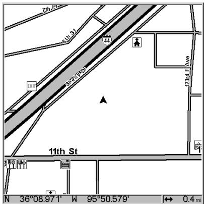 EAGLE SEACHARTER 480DF - Créer un Waypoint à partir de votre Position Actuelle - 1