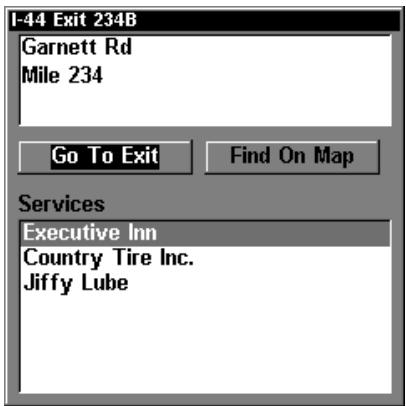 EAGLE SEACHARTER 480DF - Rechner des Sorties d'Autoroutes - 5