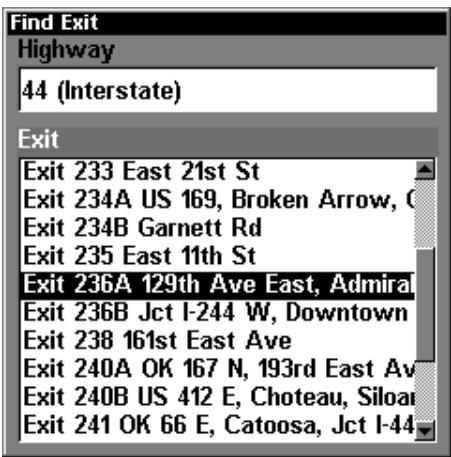 EAGLE SEACHARTER 480DF - Rechner des Sorties d'Autoroutes - 4