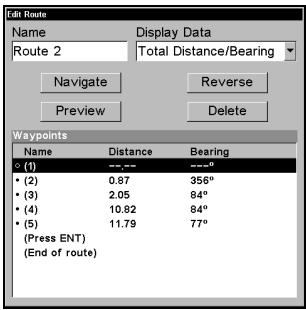 EAGLE SEACHARTER 480DF - Itinéaires créés avec l'appareil - 10