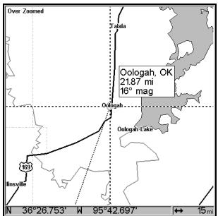 EAGLE SEACHARTER 480DF - Se Rendre à la Position du Curseur sur la Carte - 2