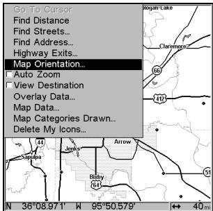 EAGLE SEACHARTER 480DF - Orientation de la Carte - 3