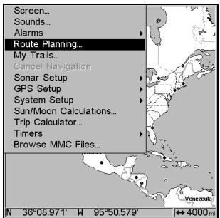EAGLE SEACHARTER 480DF - Itinéaires créés avec l'appareil - 1