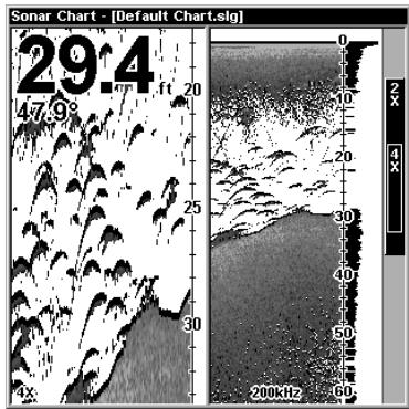 EAGLE SEACHARTER 480DF - Ecran Sondeur Partagé - 2