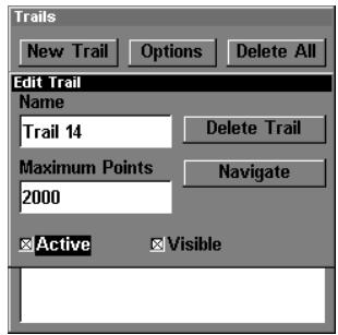 EAGLE SEACHARTER 480DF - Pour saugegarder un tracé - 3