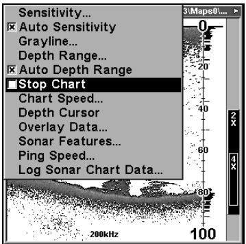 EAGLE SEACHARTER 480DF - Arrêt du Défilament de l'Image - 1