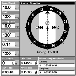 EAGLE SEACHARTER 480DF - Naviguer le long d'un Itinétaire en Sens Inverse - 1
