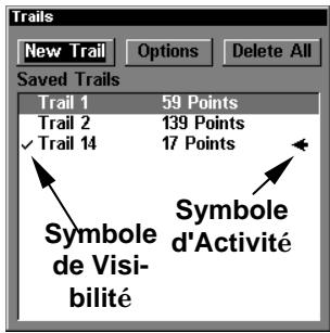 EAGLE SEACHARTER 480DF - Pour saugegarder un tracé - 2