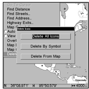 EAGLE SEACHARTER 480DF - Supprimer une Icone - 2
