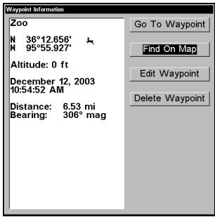 EAGLE SEACHARTER 480DF - Rechner des Waypoints - 9