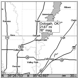 EAGLE SEACHARTER 480DF - Se Rendre à la Position du Curseur sur la Carte - 1